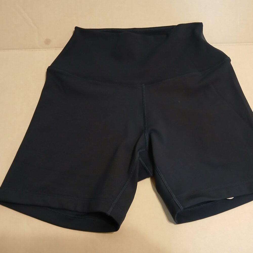 NIKE ONE dri fit womens girls training shorts SMALL navy new SAMPLE